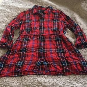Oh Baby by Motherhood size medium flannel shirt